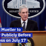 Robert Mueller Will Testify In Front Of Congress