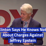 Bill Clinton Makes A Statement Regarding Jeffrey Epstein
