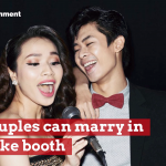 Get Married In A Karaoke Booth